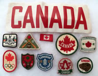 Lot Insignes Patch Brassard JEUX OLYMPIQUES JO CANADA Olympic Games Patches