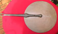 Ancien Couvercle Casserole Cuivre J Gaillard Paris  diam 34 CMS