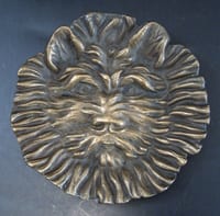 Coupelle vide poche cendrier bronze chat angora ashtray cat’s head lion ?