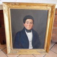 TABLEAU Huile sur Toile Charles François Philbert Peint Par Loquet de Lisieux