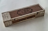 Rare boite à cigares Paul KLEENE'S Amsterdam Entre Actos en bois avec fermoirs