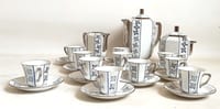 Service à café Art Déco 14 pièces