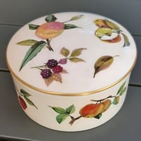 Petite Boite Royal Worchester England 1974 Angleterre ORIGINAL TBE 10 cm