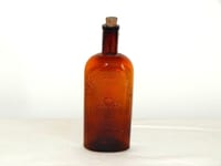 ANCIENNE et Véritable BOUTEILLE en VERRE " Société des Produits AS de Trèfle "