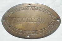 Plaque de Métier art populaire DANILLON COMMERÇANT A SIX FOURS LA SEYNE VAR