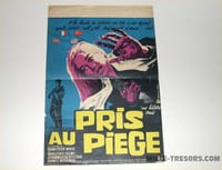 Affiche Pris au Piège "une histoire vraie" - CONSORTIUM PATHE 1959