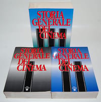 STORIA GENERALE DEL CINEMA 3 vol. complet 1987 Histoire du cinéma en italien
