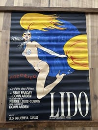 affiche ancienne Lido Cocorico La Fête Des Fetes René Gruau
