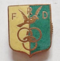 insigne FRD FOOTBALL CLUB ASSOCIATION SPORTIVE F.D. émail ORIGINAL France
