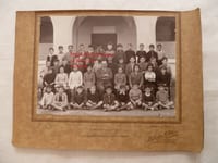 Photo 1937-1938 Maroc Lycée LYAUTEY Casablanca Classe élèves Professeur ORIGINAL