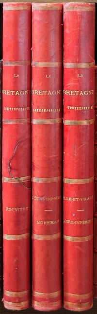 FÉLIX BENOIST LA BRETAGNE CONTEMPORAINE 3 vol. gd in-folio 1867 COMPLET 164 pl.