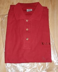 Ancien POLO KODAK rouge carmin - Designed exclusively for KODAK - Vintage 80'