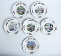 LOUIS GARIN LOT DE 18 ASSIETTES À DESSERT CELTIQUE Sarreguemines-Digoin-Vitry
