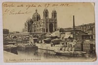 Carte postale collection Début XXe Marseille Canal St Jean & Cathédrale