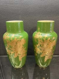Paires De Vases « Sarreguemines »