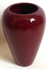 Vase céramique Bordeaux Hauteur 30 cm