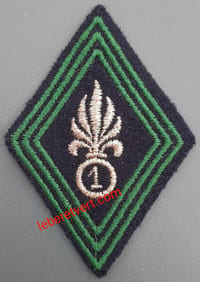 Losange de bras 1° REP Légion Etrangère Parachutiste AFN ORIGINAL
