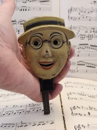 Vintage 1920’s Sparkler antique tin toy Harold Lloyd cinema muet collector