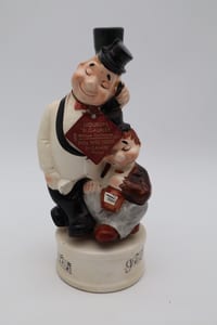 Ancienne bouteille à liqueur musicale St-Galmier Ravel Frères – Céramique