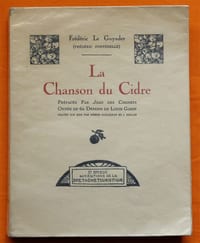 Livre LA CHANSON DU CIDRE 1925 Le Guyader ill. Louis Garin ex. Madagascar