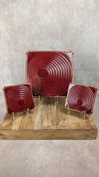 Lot de dessous de plat et dessous de bouteilles Saint-clément