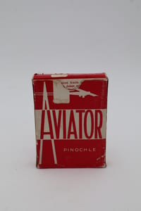 Ancien jeu de cartes Aviator Pinochle n°918 – USA – période WW2 / années 1940