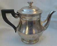 Marine Nationale Argenterie Théière orfèvre Boulenger 1953 Officier ORIGINAL SUP