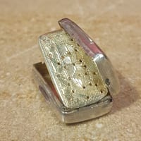Vinaigrette de poche en argent sterling et intérieur vermeillé, Birmingham, 1825 – Thomas Newbold