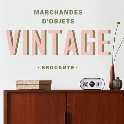 Marchandes d'objets vintage — brocanteur à Laon