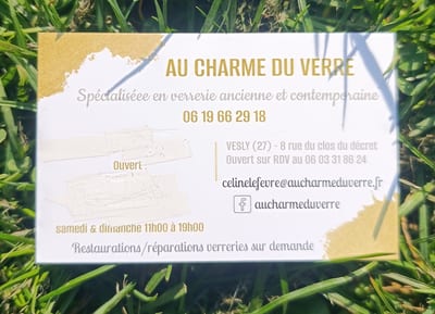 Au Charme du Verre — antiquaire à Vesly