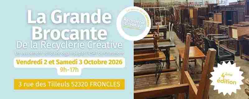 4e édition de la Grande Brocante de la Recyclerie Créative