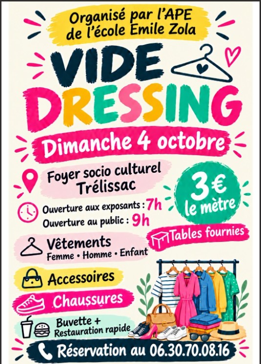 Vide-dressing à Trélissac
