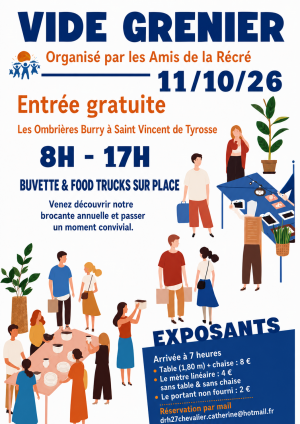 Vide grenier des Amis de la Récré