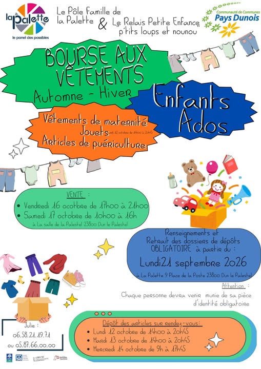 Bourse aux vêtements