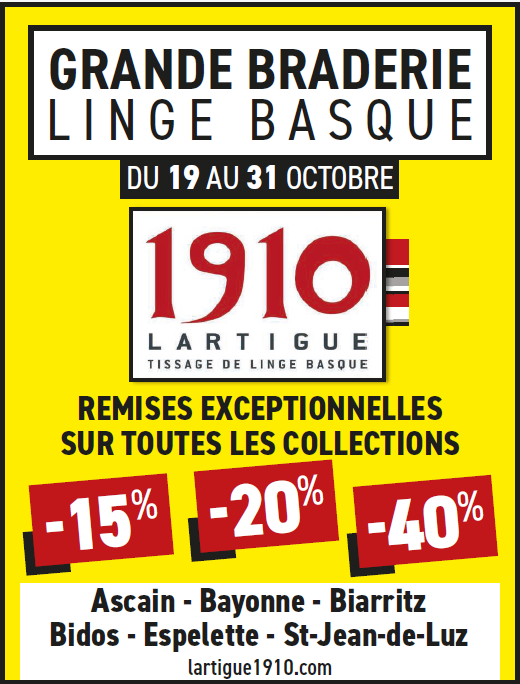 Grande braderie du Linge Basque
