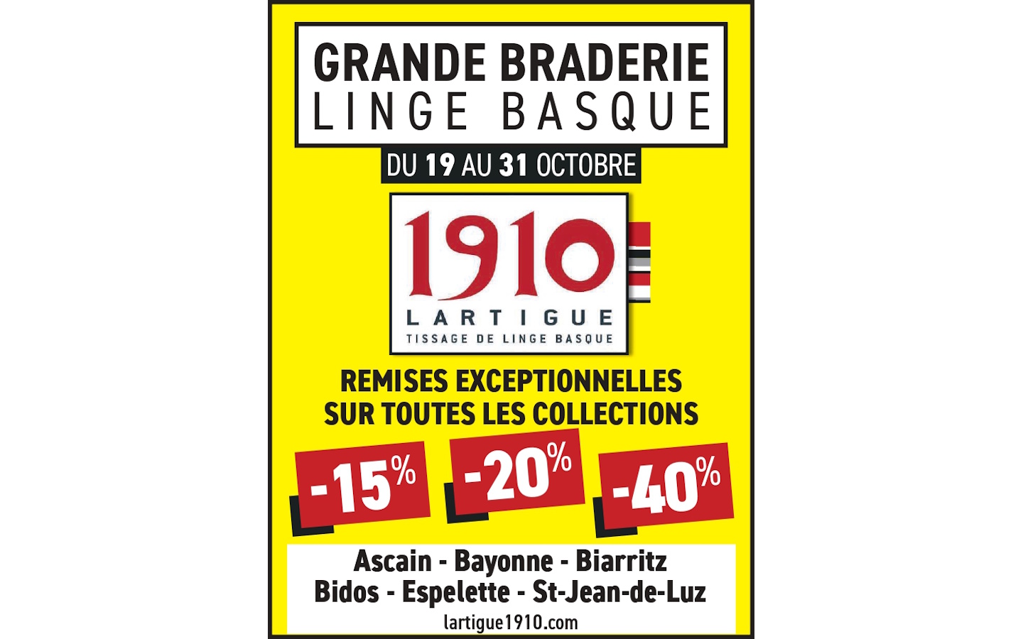 Grande Braderie du Linge Basque
