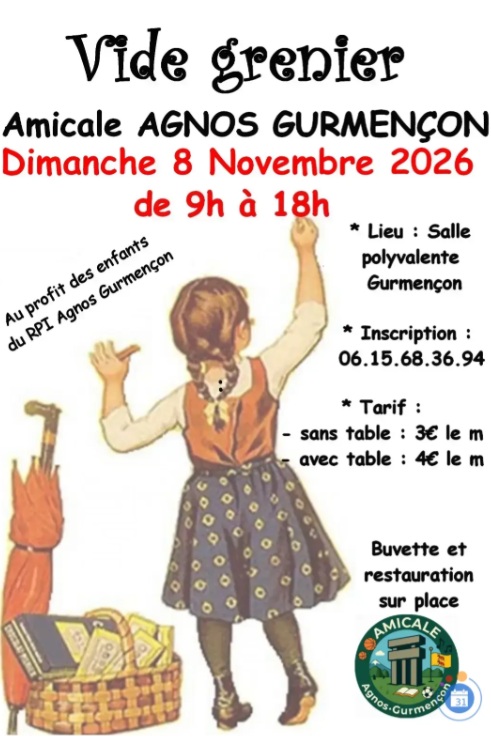 Vide grenier de l'Amicale Agnos Gurmençon
