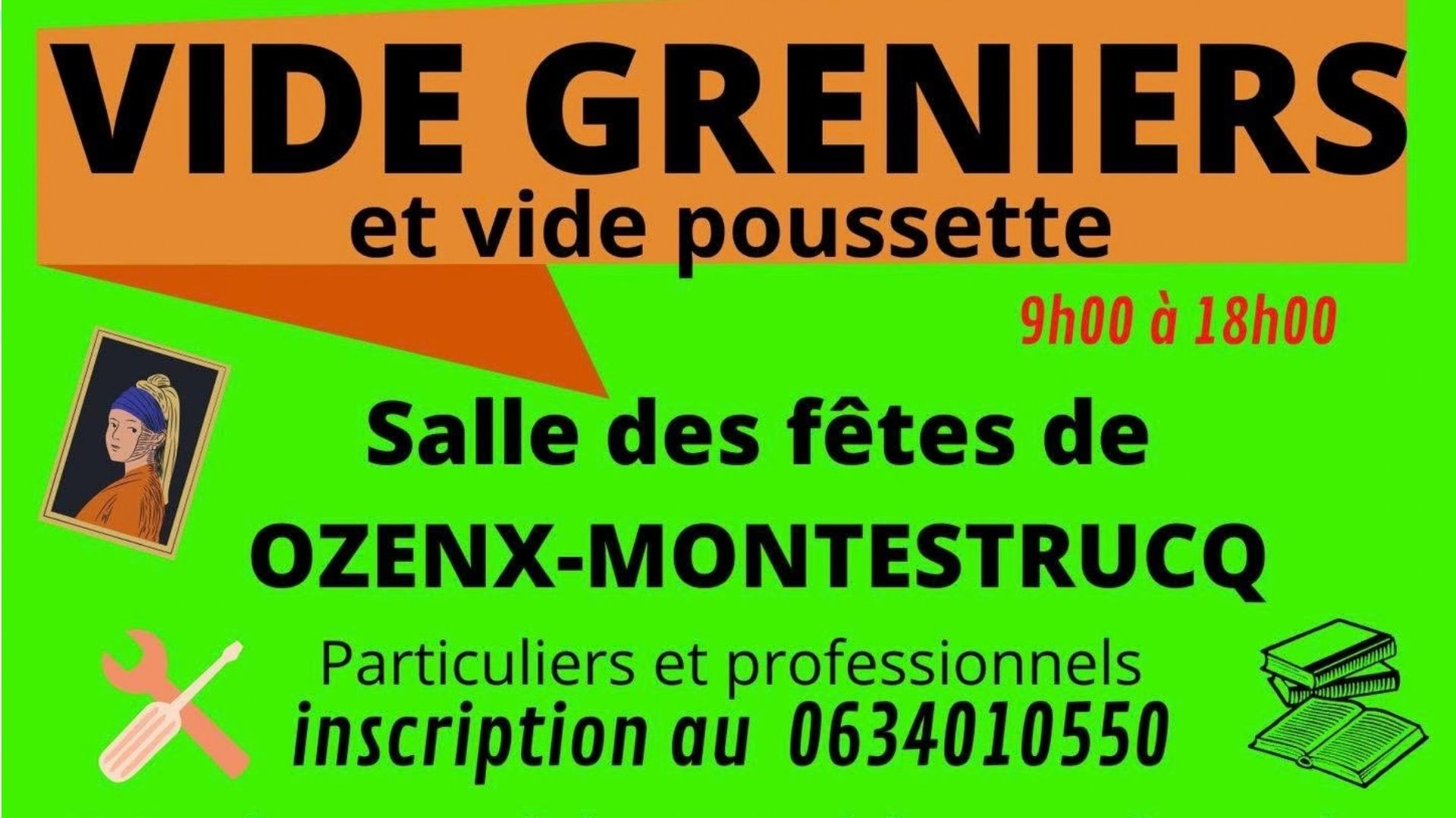 Vide grenier et vide poussette