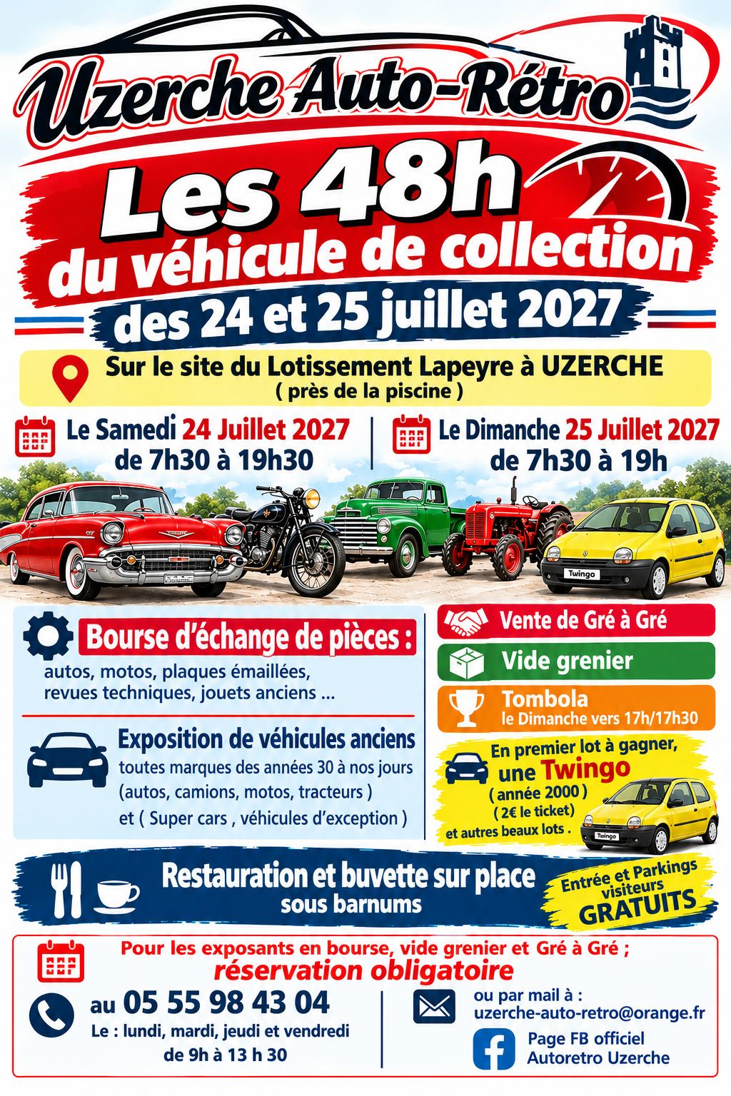 Les 48h du véhicule de collection et Vide greniers