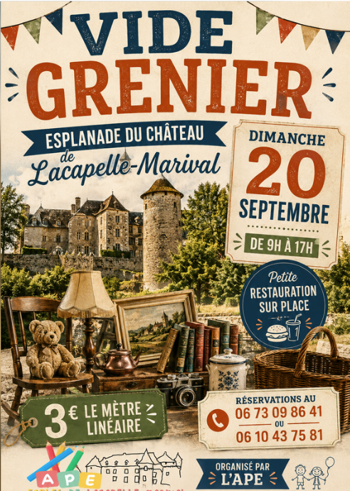 Vide-greniers à Lacapelle-Marival