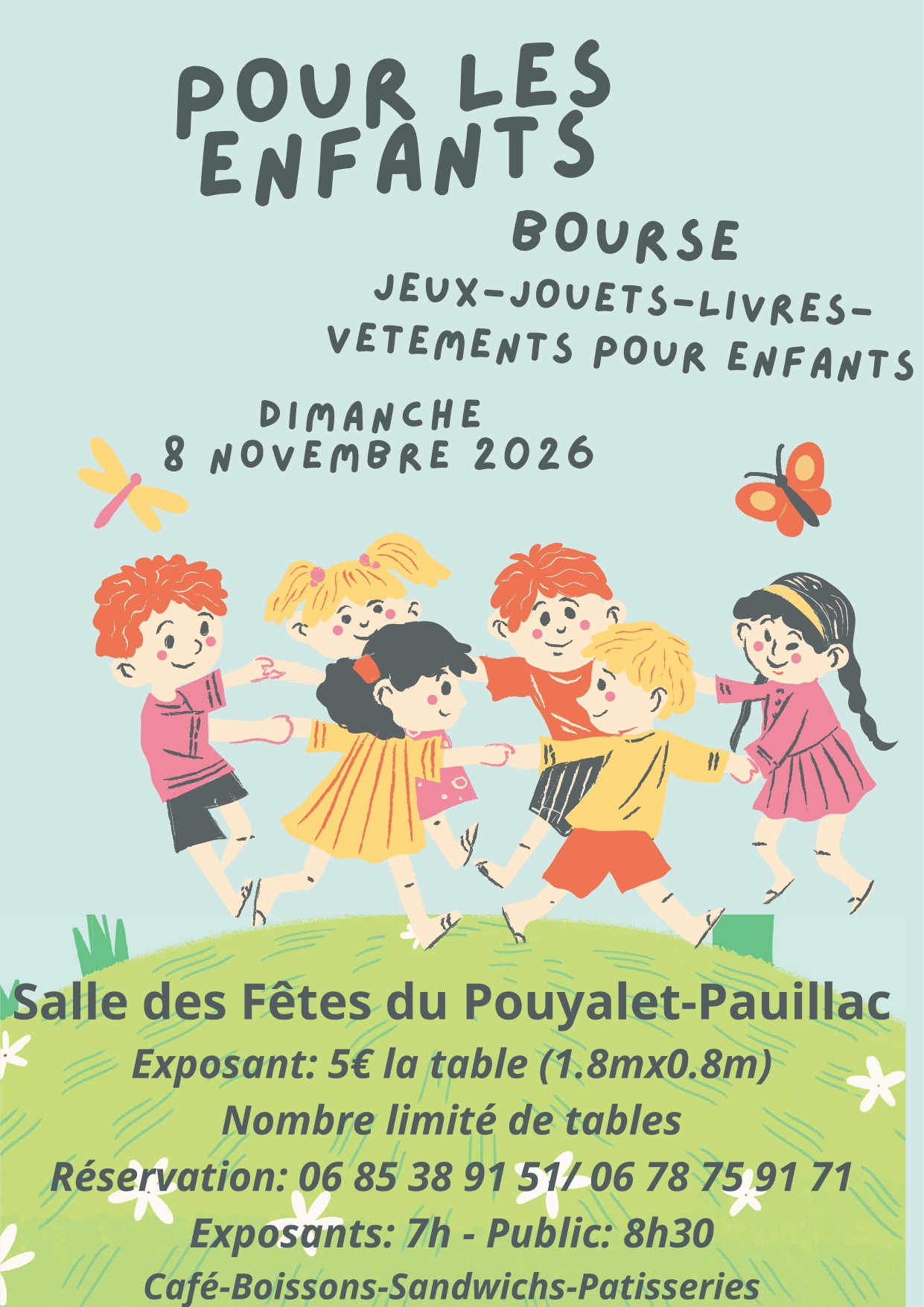 Bourse aux jouets, jeux, livres et vêtements du CF du Pouyalet
