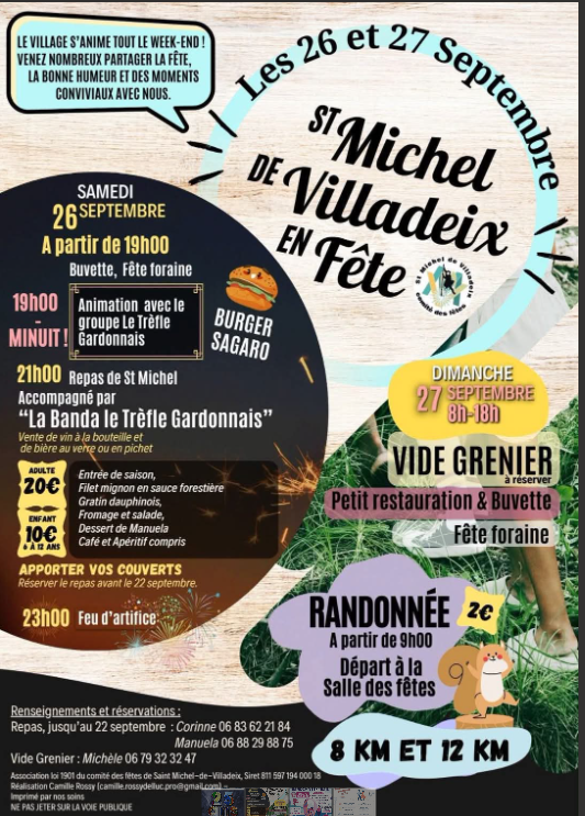 Saint Michel de Villadeix en fête