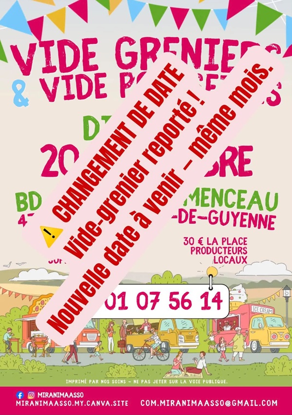 REPORTÉ - Vide-greniers et vide-poussettes
