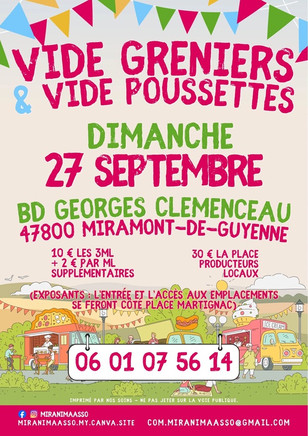 Vide-greniers et vide-poussettes