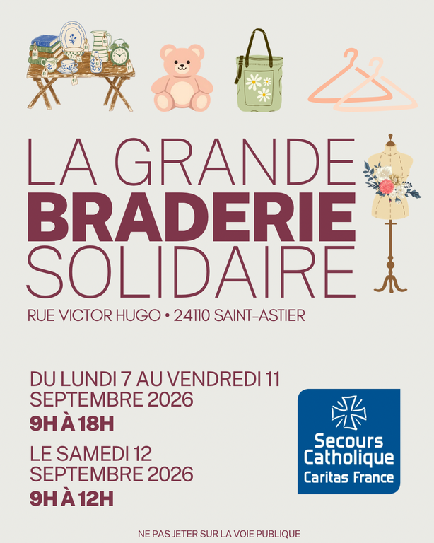 Grande Braderie Solidaire