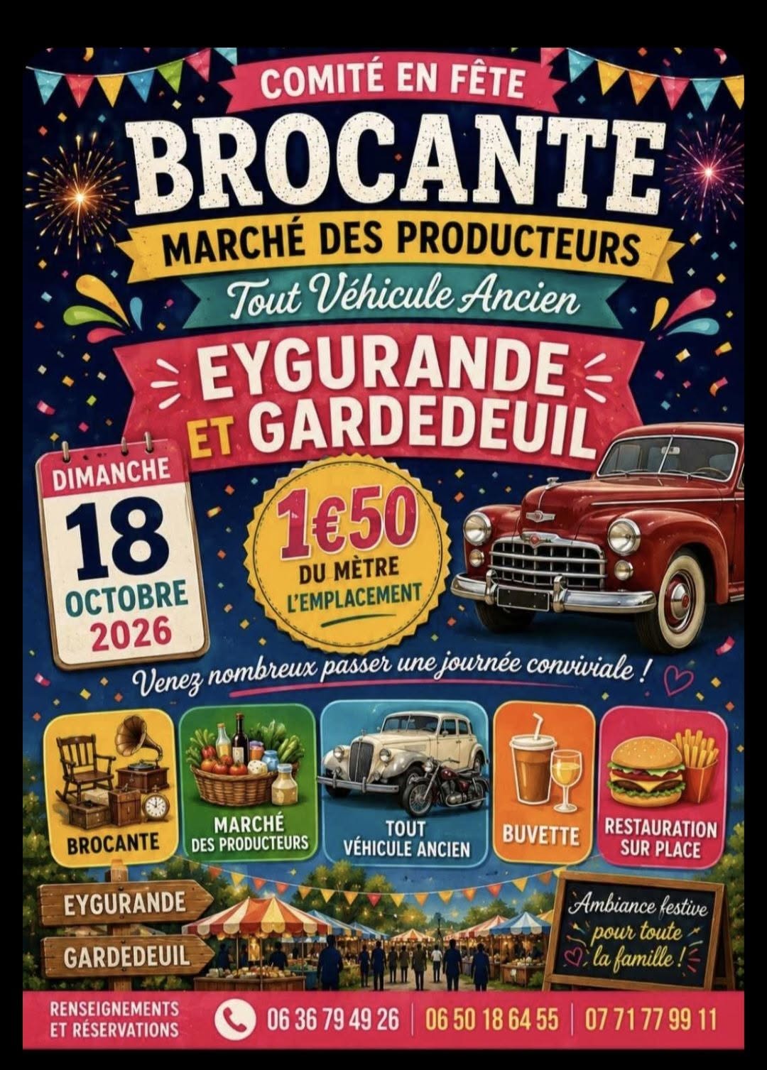 Brocante-marché de producteurs