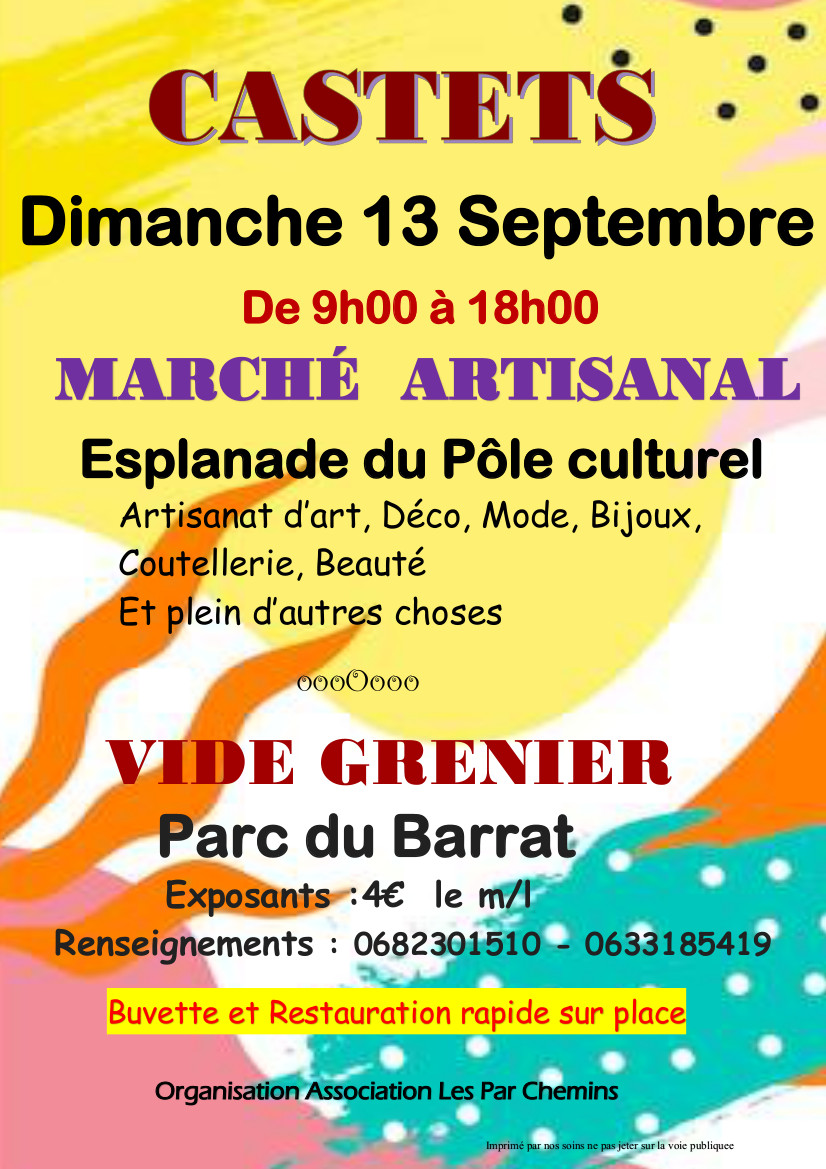 Vide grenier et Marché artisanal