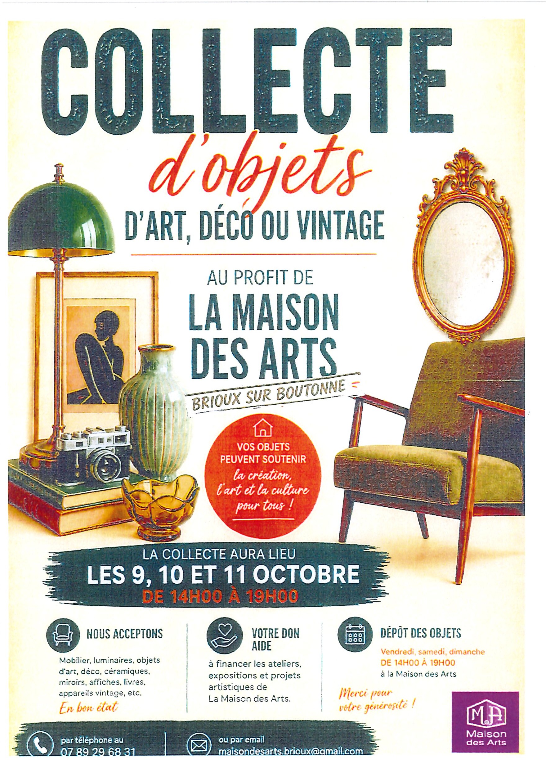Collecte d'objets anciens, vintage ou déco