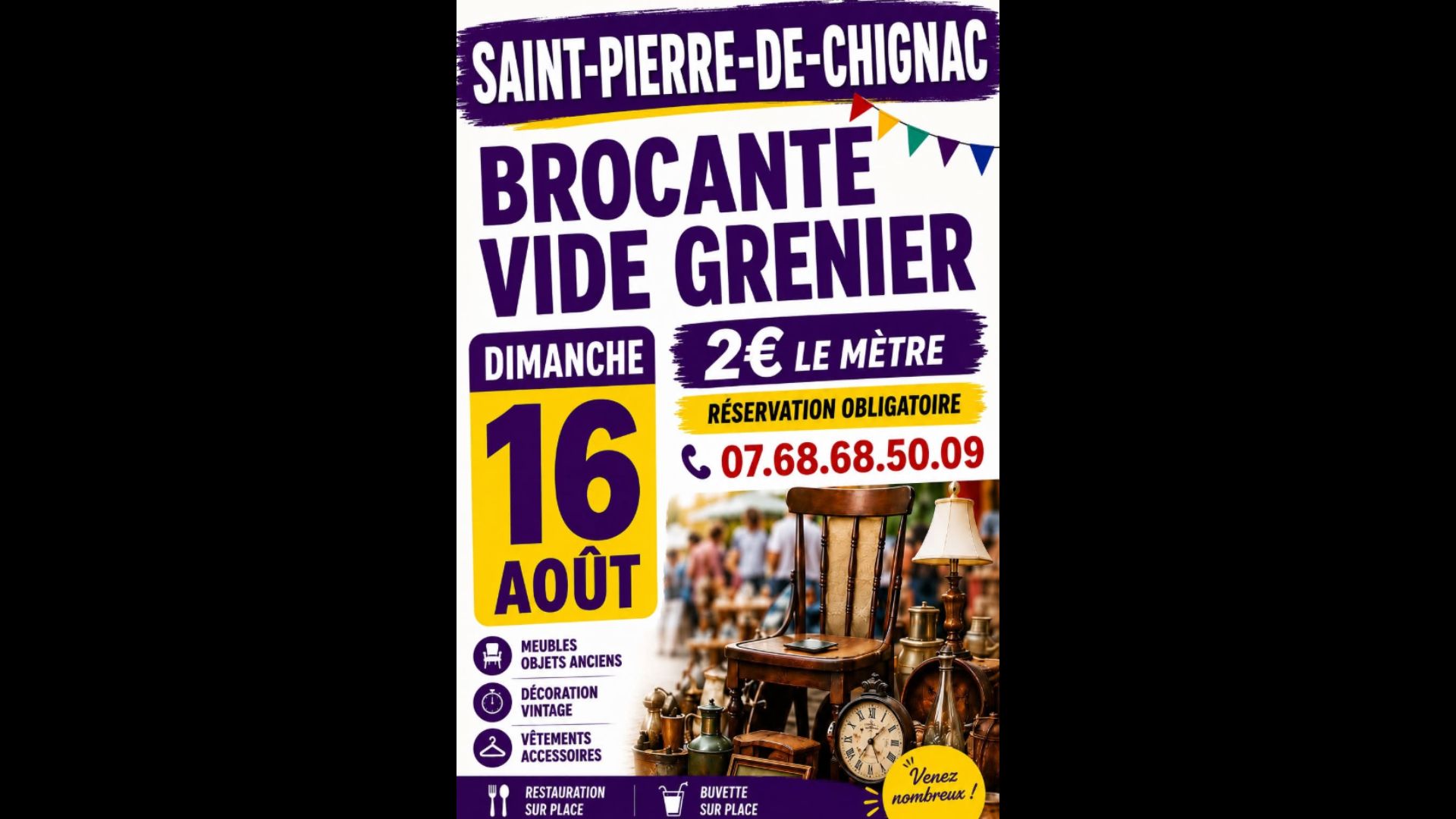 Brocante et vide-greniers