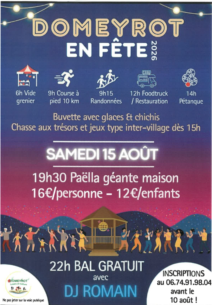 Domeyrot en fête